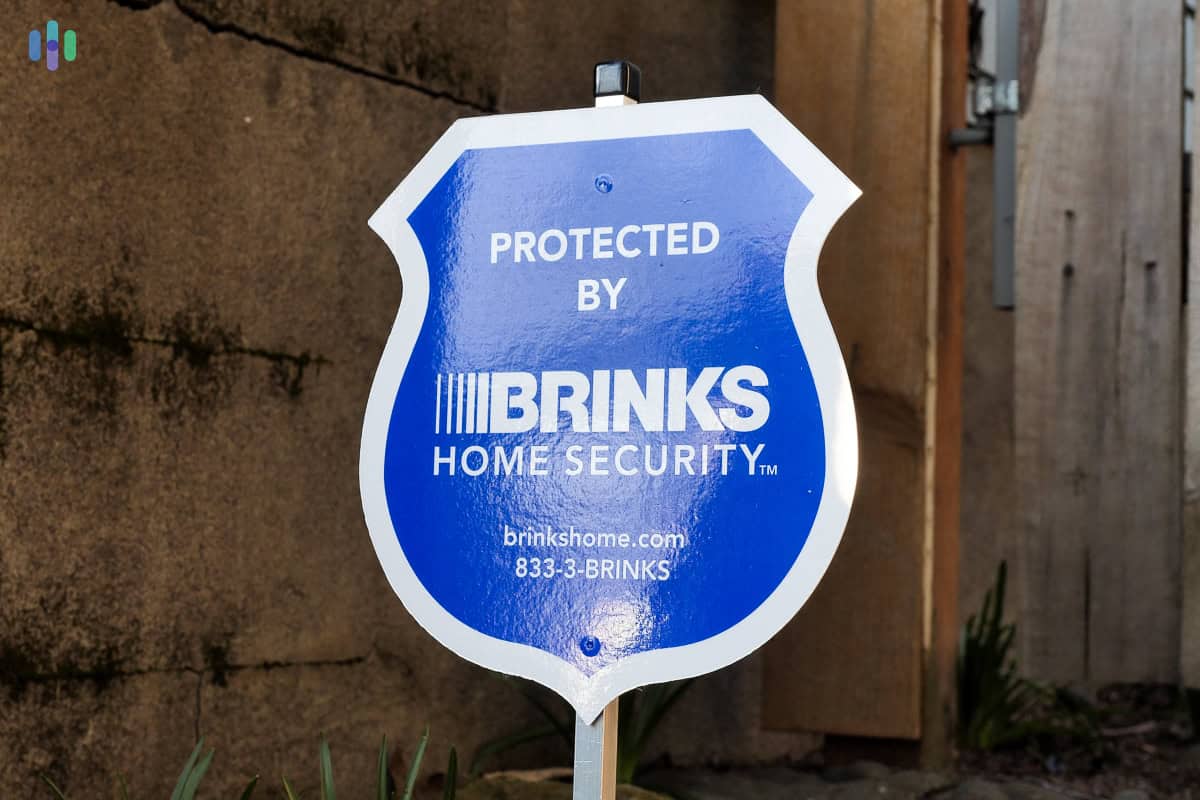 Brinks yard sign