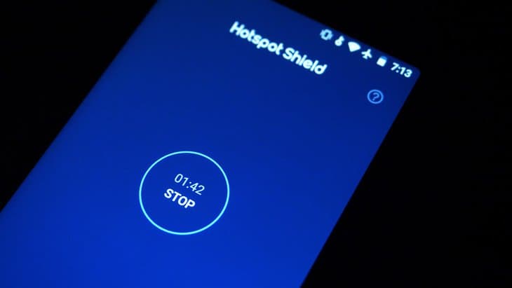 Connecting to Hotspot Shield