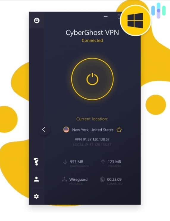 CyberGhost Windows App