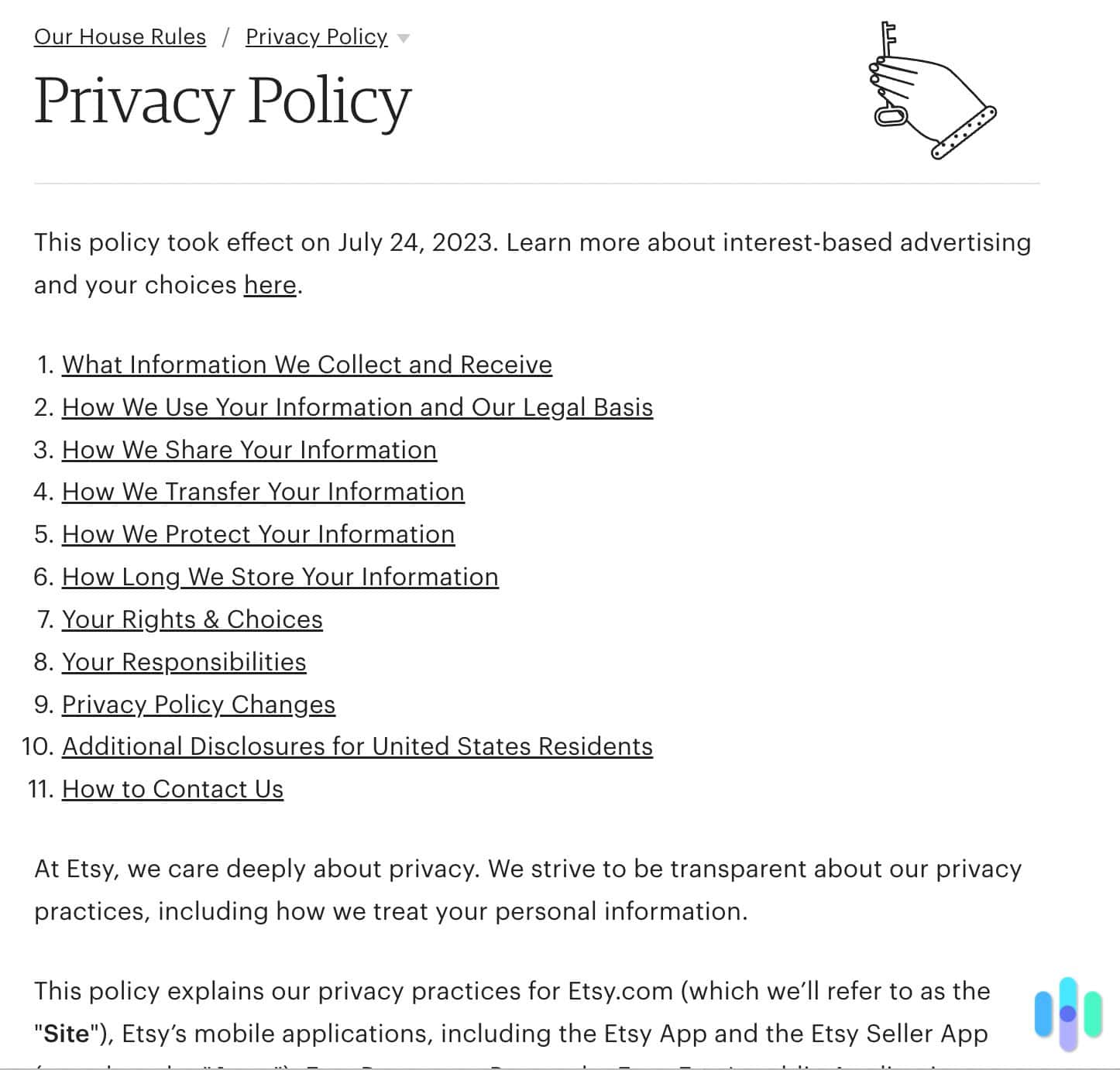 Etsy Privacy Policy