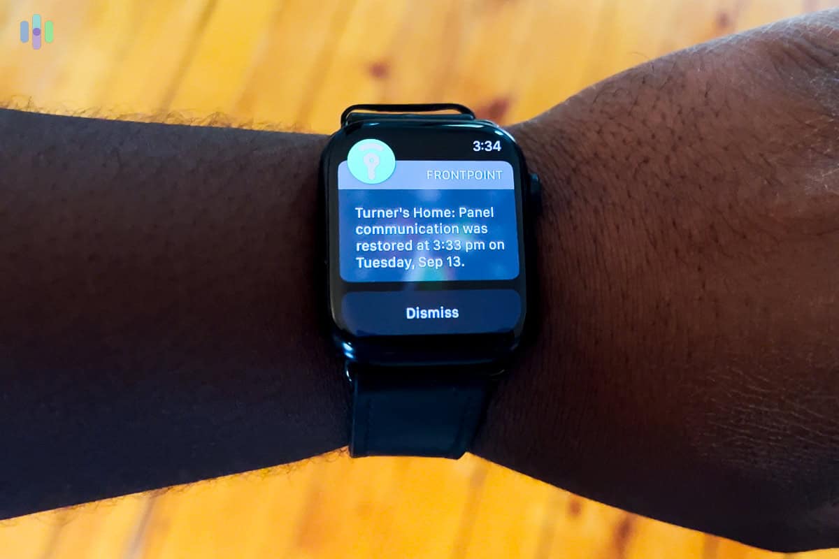 Frontpoint Apple Watch Notification