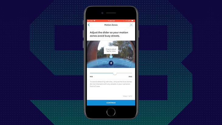 Motion Zones on the Ring Video Doorbell 2 on Ring— Always Home App