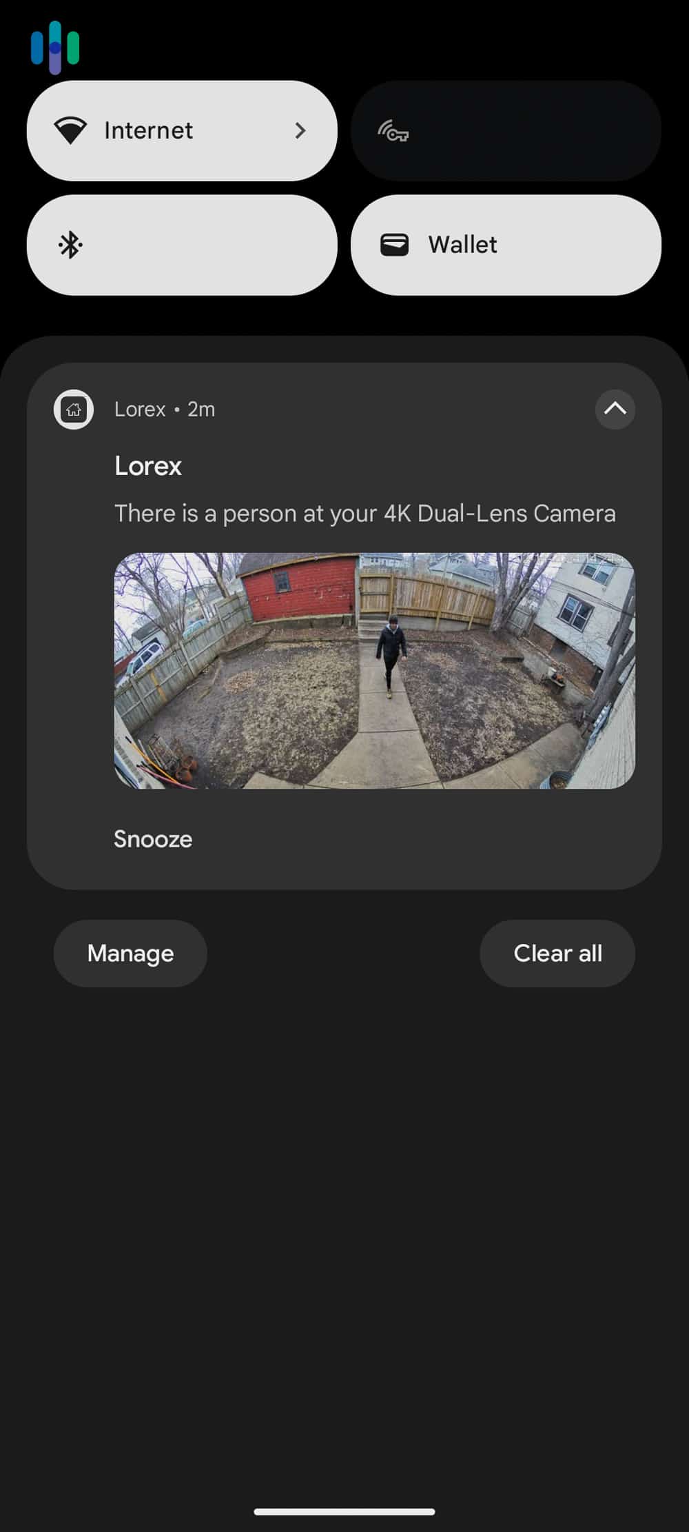 Person detection on the Lorex app