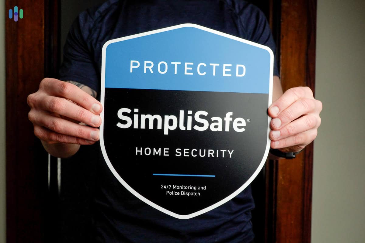 SimpliSafe System yard sign