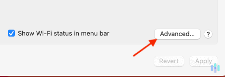 Advanced Wi-Fi Settings on Mac