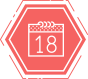 Icon image representing a calendar