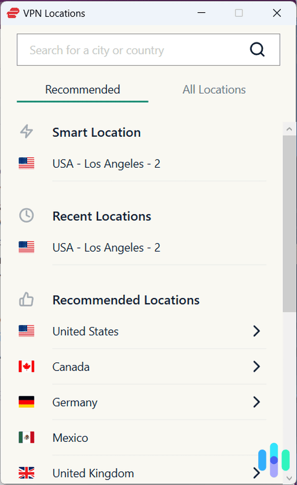 ExpressVPN Locations