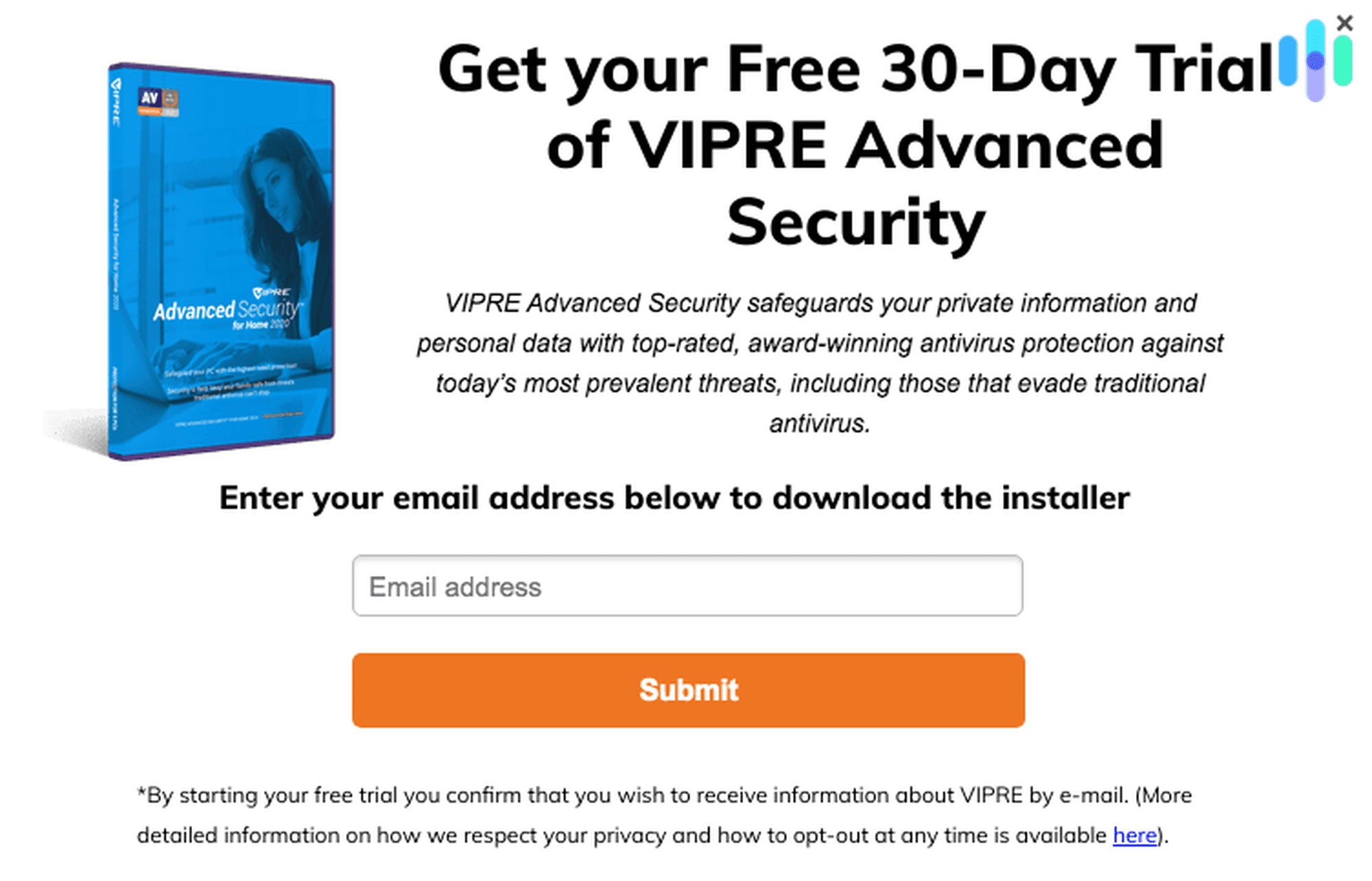 Vipre Antivirus Product Image