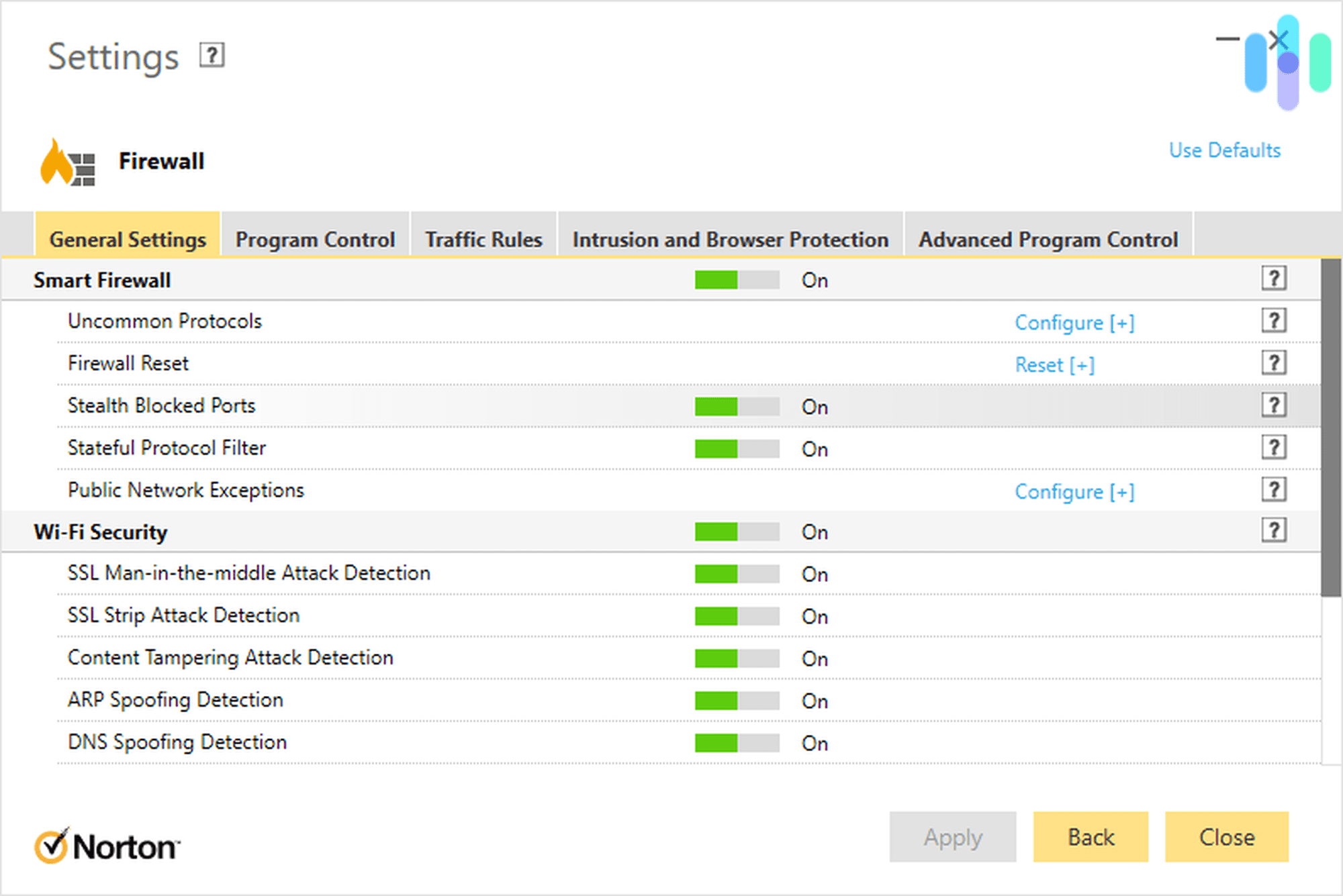 Norton Smart Firewall