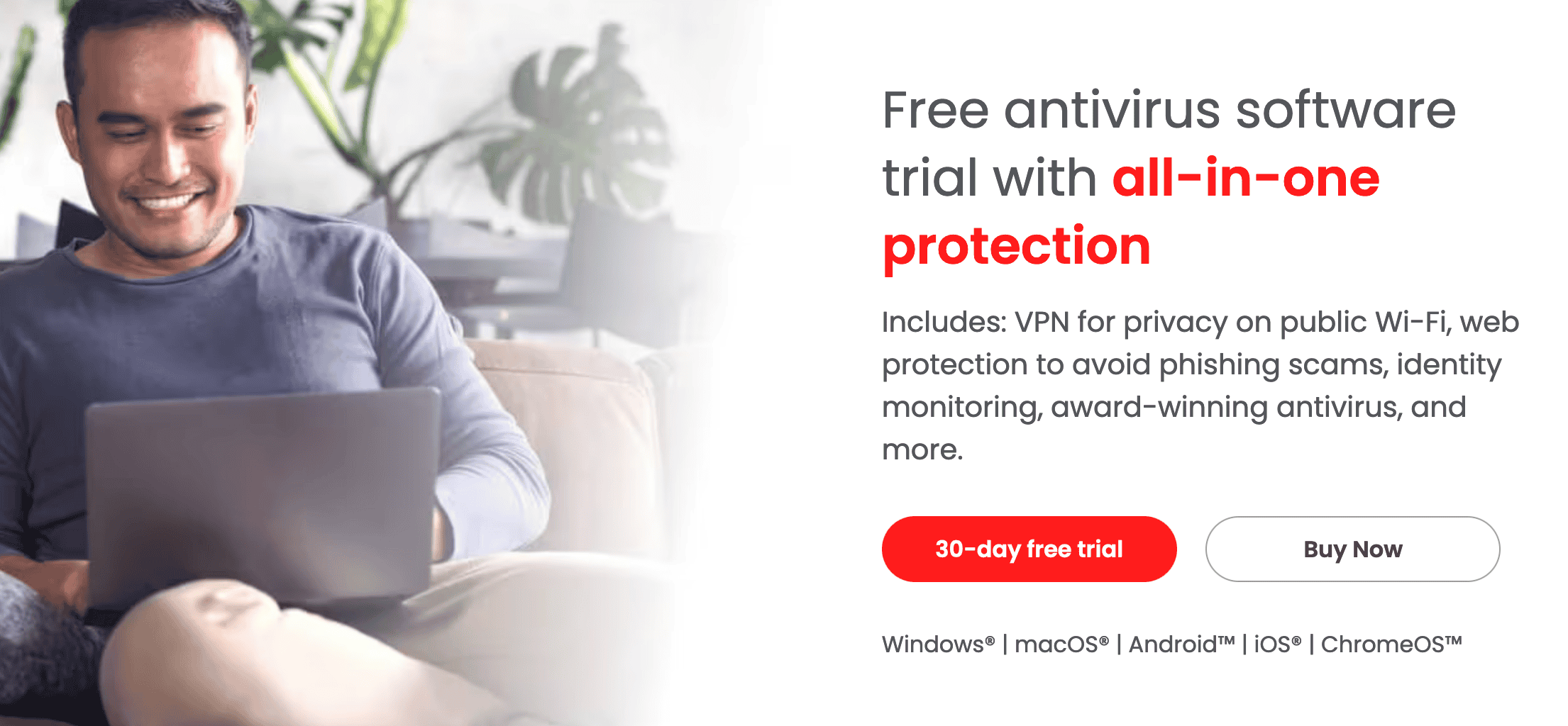 McAfee's free trial.