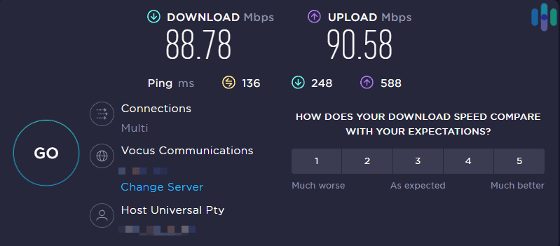 Surfshark speed test 6