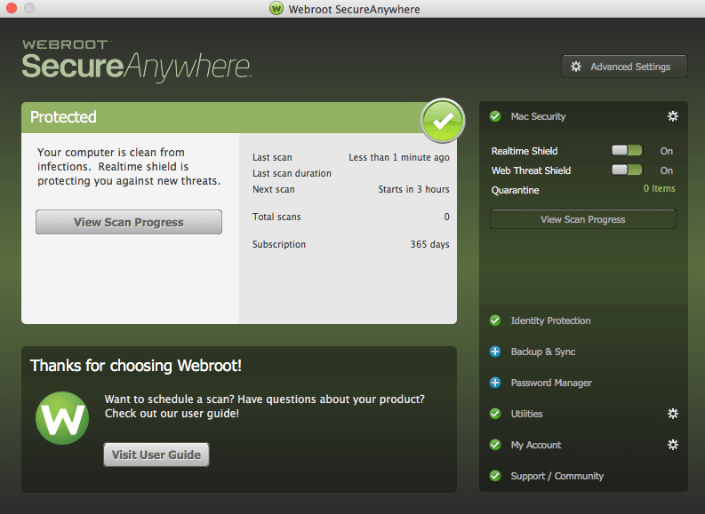 Webroot Antivirus - Product Image