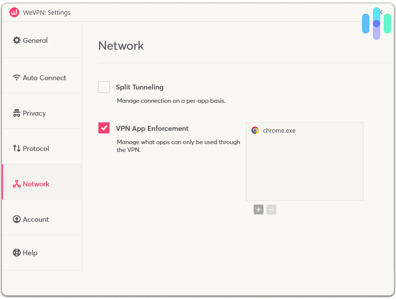 WeVPN VPN App Enforcement